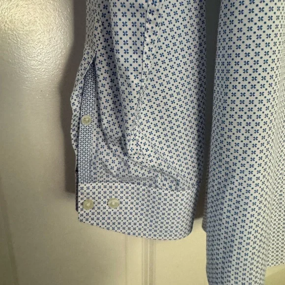 Mens Ted Baker button down shirt 16.5 / 34-35 - Picture 6 of 8